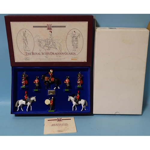 249 - Britains, no.5290 The Royal Scots Dragoon Guards, no.002755 of ltd edn of 7000, boxed with inner pac... 