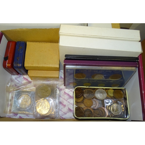 137 - Four Great Britain proof sets: 1970/71/85/86, a Great Britain key date seven-coin set, two Maria The... 