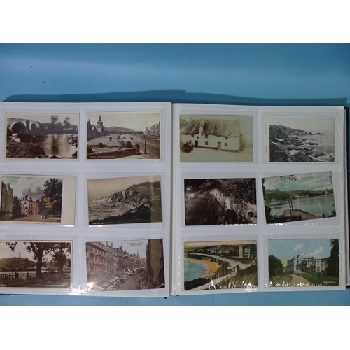 68 - An album of approximately 300 postcards, topographical, including some RPs of Plymouth, Totnes, Lond... 