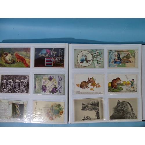 68 - An album of approximately 300 postcards, topographical, including some RPs of Plymouth, Totnes, Lond... 