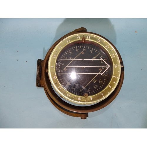 467 - H. B & S, Ltd, London, a Sestrel ship's compass with brass gimble, reg. design No. 930377, 13cm ... 