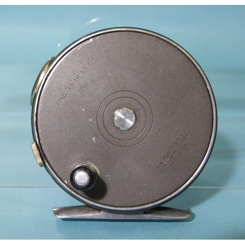 327 - A vintage Hardy Bros Ltd 3½'' fly reel 