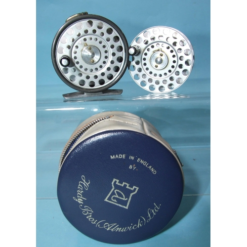 328 - A Hardy Bros Ltd alloy 2 7/8'' trout fly reel 