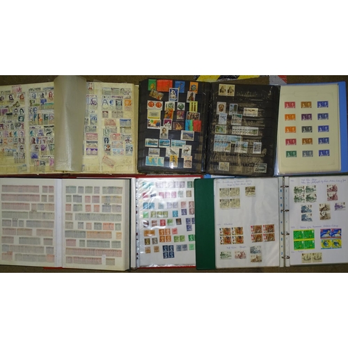10 - A quantity of All-World stamps in ten albums and stock books, with some loose.