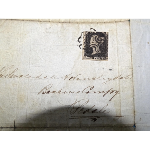 3 - A collection of mainly early Great British postal history, with 1841 cover with 1d black, later 1d r... 