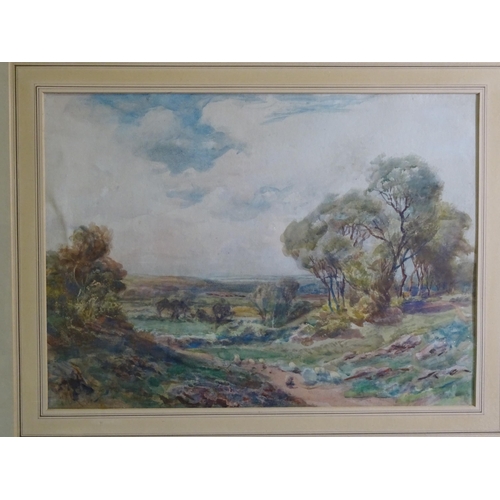 117 - John Doyle RWS (b.1928) RIVER SCENE WITH CHURCH IN BACKGROUND Signed watercolour, 29 x 45cm, another... 