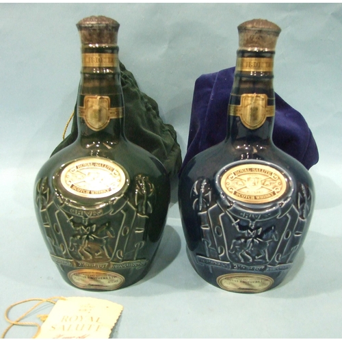 73 - Chivas Regal Royal Salute 21-year-old blended Scotch whisky, 40%, 75cl, in blue ceramic decanter and... 