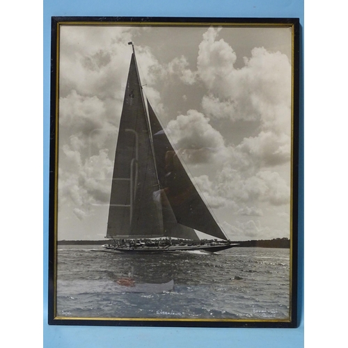 101 - Beken & Sons, Cowes, three yachting photographs: 