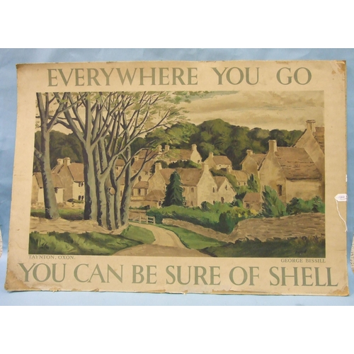 108 - A vintage Shell travel advertising poster 'Everywhere You Go You Can Be Sure Of Shell', for Polperro... 