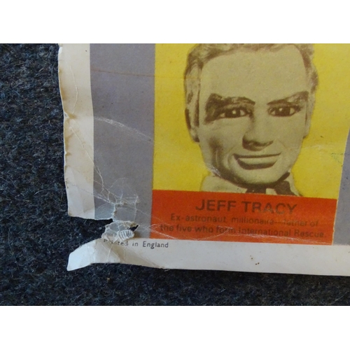 115 - Thunderbirds Are Go (1966), a later printed film poster, folded, 70.5 x 95cm, (drawing pin damage to... 