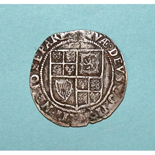 142 - A James I hammered silver shilling.