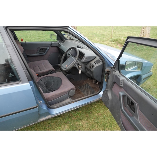 2 - A powder blue Citroën BX 19 DTR 5-door diesel estate car, registration number G276 RNF, first s... 