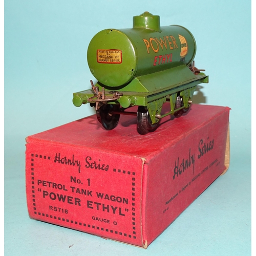 217 - Hornby O gauge, a 1934-40 tanker 