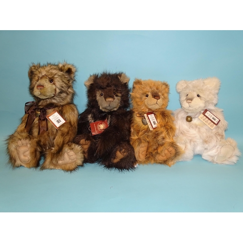 440 - Charlie Bears, four bears designed by Isabelle Lee: 