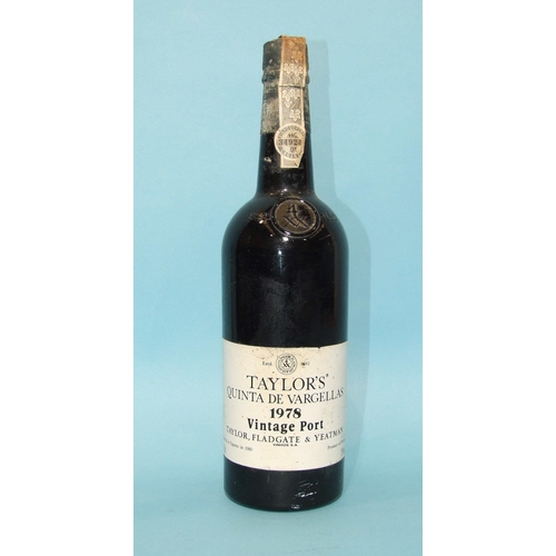 591 - Taylors Quinta De Vargellas 1978 vintage Port, 21%, 75cl, one bottle.