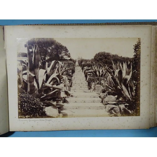 98 - A late-Victorian leather-bound album of twenty-six Friths photographs of the Scilly Isles, all 19 x ... 