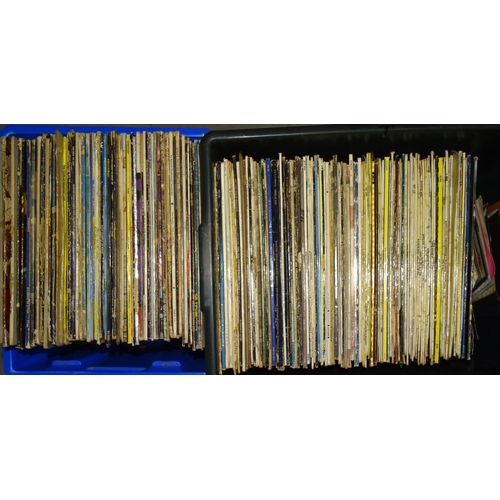 535 - A collection of approximately 170 LP records, mainly 1960's/70's/80's, including pop, some progressi... 