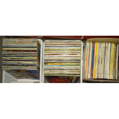 537 - A collection of approximately 240 LP records, mainly rock and roll, pop, easy listening, etc.... 