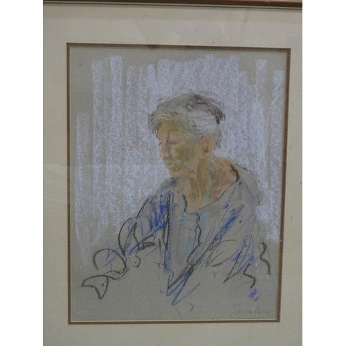 74 - Susan Bone, 'Venice', signed pastel, 38 x 54cm and other works by the same hand.