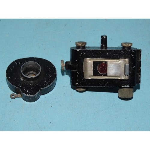 173 - A Bobby/Aiglon 16mm sub-miniature camera with black cast-metal body, time and instantaneous shutter ... 