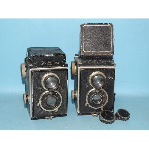 259 - A Rolleiflex Original 4.5 TLR camera, serial no.111810, with Carl Zeiss Jena Tessar f4.5 7.5cm lens ... 