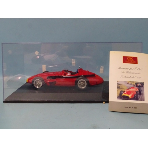 120 - CMC Exclusive Models, no.M-501, 1/18 scale, Maserati 250f, with printed card, in plastic display cas... 