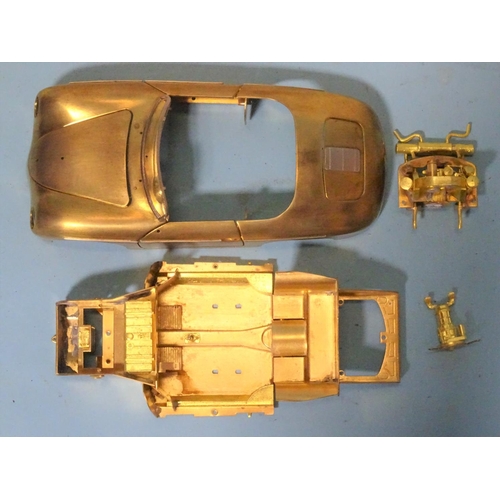 215 - Precision Classics, 1/24 scale Speedster Porsche 356A brass and white metal kit, (boxed with instruc... 