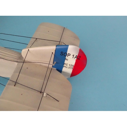 308 - A Thomas Gunn Mini Model of a Sopwith 1½ Strutter (Frog version) cream biplane, (boxed).... 