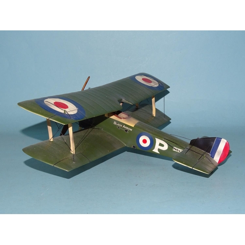 311 - A Thomas Gunn Mini Model of a Sopwith Pup, (Black arrow version) biplane, (boxed).