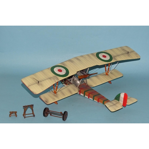 315 - A Thomas Gunn Mini Model of an Italian Macchi 5 Version 2 pusher biplane, (boxed).