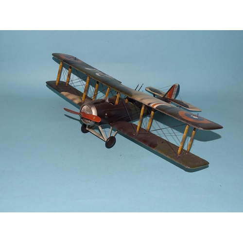 327 - A Thomas Gunn Mini Model of a WWI Salmson biplane no.24, (boxed).