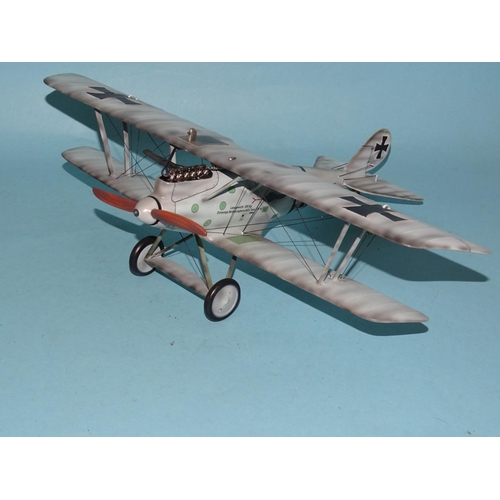 330 - A Thomas Gunn Mini Model of a WWI PFALS III-a, no.4229/17 (snake version) biplane, (boxed).... 