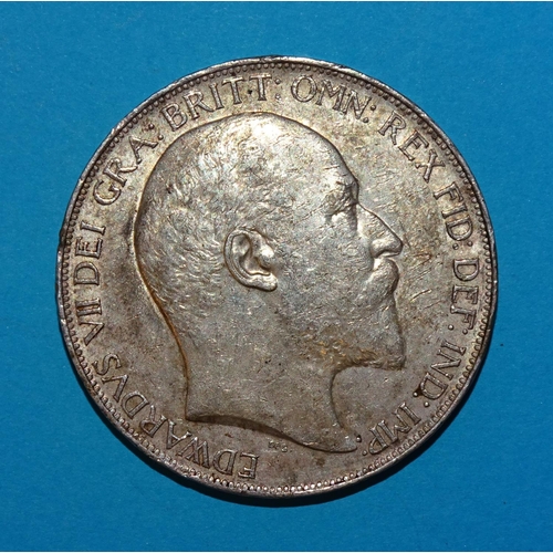 375 - An Edward VII 1902 crown.