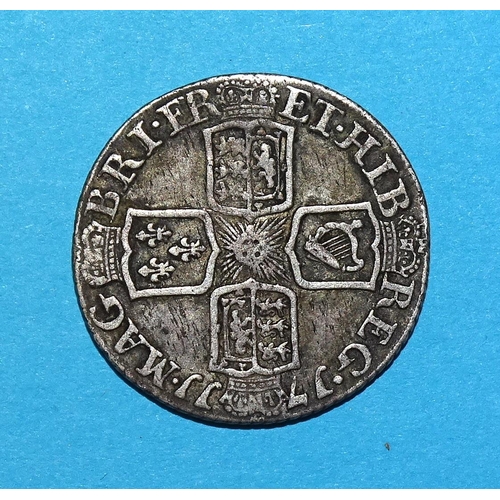 432 - A Queen Anne (1702-1714) 1711 sixpence.