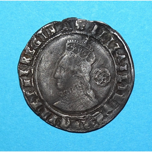 434 - A Queen Elizabeth I (1558-1603) hammered silver 1576 sixpence.