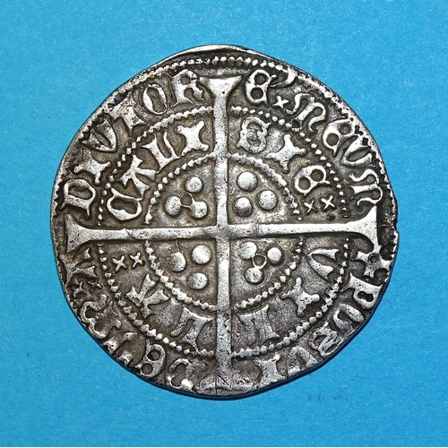 436 - A Henry VI (1422-1461) hammered silver groat with annulets, Calais Mint.