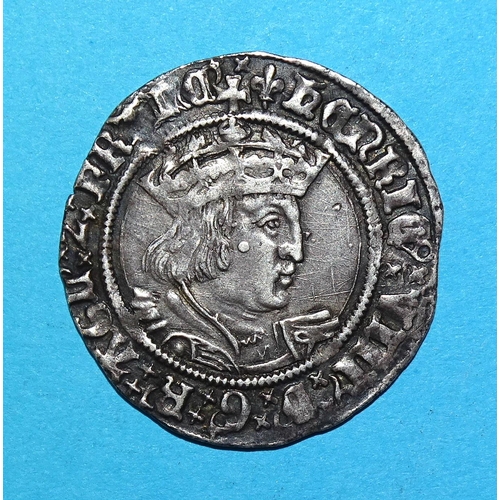 437 - A Henry VIII (1509-1547) hammered silver groat, 2nd coinage.