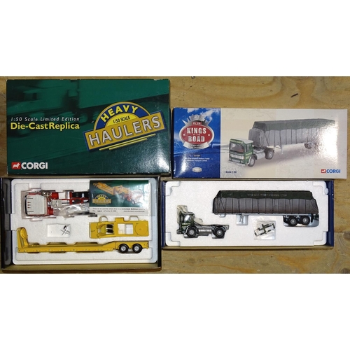 76 - Corgi, Kings of the Road, cc10301 and Heavy Haulers US51403 no.1884 of a limited-edition of 2100, (b... 