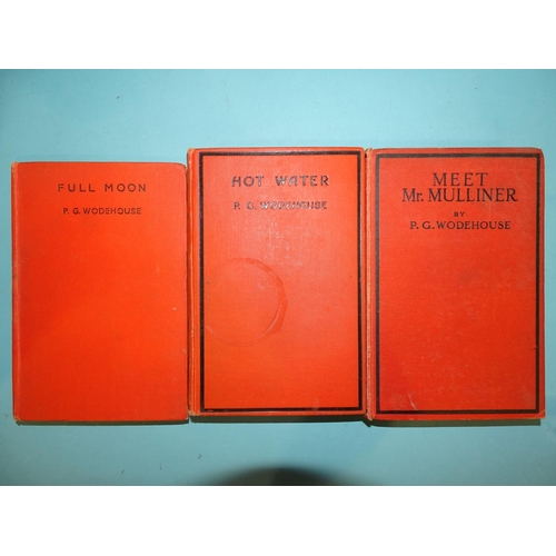 1 - WITHDRAWNWodehouse (P.G.), twenty volumes, including Full Moon 1947 (1st edn, 1st printing), Hot Wat... 