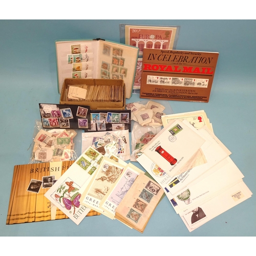 35 - An accumulation of stamps and covers, in albums, stock books and loose, contained in three plastic c... 