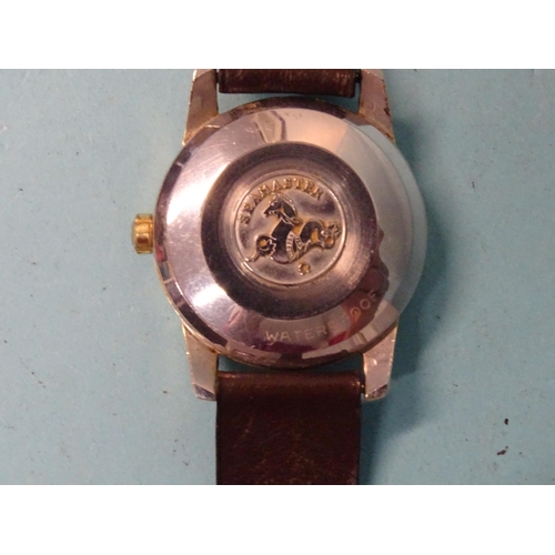 156 - Omega, a gentleman's Omega Seamaster automatic wrist watch c1960's, the silvered dial with baton num... 