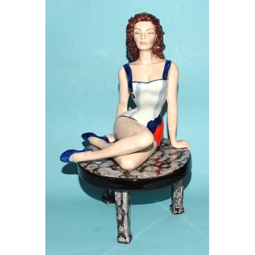 124 - A Kevin Francis/Peggy Davies Ceramics 'The Sophia Loren Figurine' 231/250, with certificate of authe... 