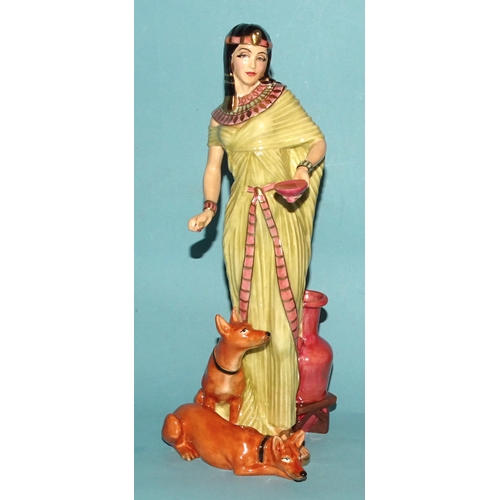 129 - A Royal Doulton figurine 'Ankhesenamun' - Egyptian Queens HN4190, no.0076/950, with certificate of a... 