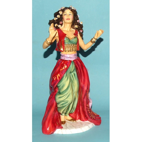 130 - A Royal Doulton figurine 'Scheherazade' HN3835 no.349/1500, no certificate of authenticity or box, (... 