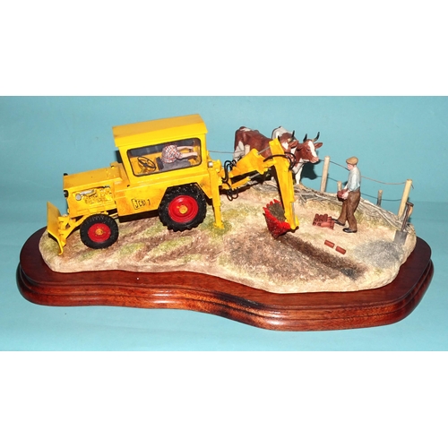 147 - A Border Fine Arts sculpture 'Laying The Clays' B0535, (with certificate of authenticity no.1612).... 