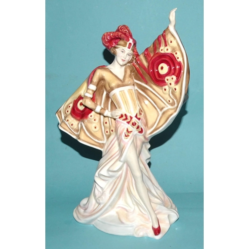 155 - A limited-edition Royal Doulton figurine from the Butterfly Ladies series, 'Painted Lady' HN4849, wi... 