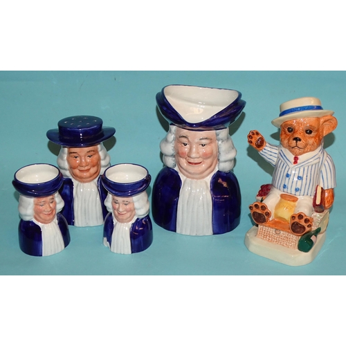 157 - A Kevin Francis 'Little Teddy' jug 171/250, a collection of nine Kevin Francis Guild issue Toby jugs... 