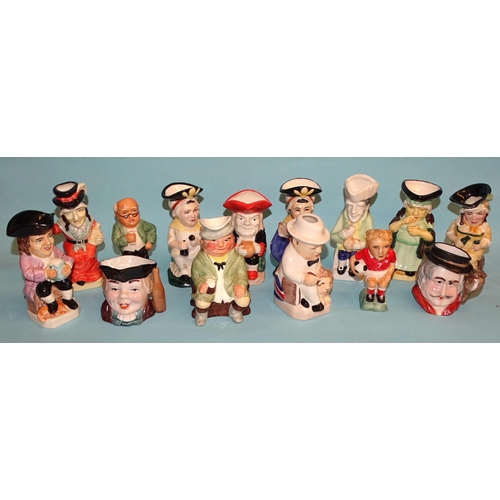 157 - A Kevin Francis 'Little Teddy' jug 171/250, a collection of nine Kevin Francis Guild issue Toby jugs... 