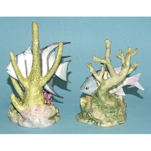 55 - A group of five Royal Worcester fish models: 