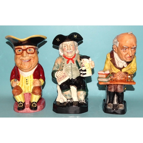 81 - Five Kevin Francis/Peggy Davies Ceramics Toby jugs: 'Captain Henry Morgan' 211/250, (chip to flintlo... 